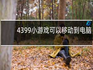 4399小游戏可以移动到电脑
