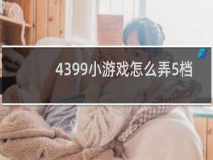 4399小游戏怎么弄5档