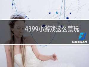 4399小游戏这么禁玩