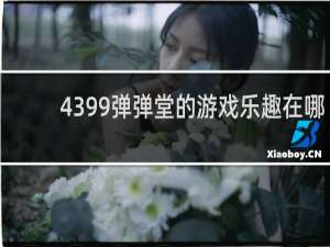 4399弹弹堂的游戏乐趣在哪