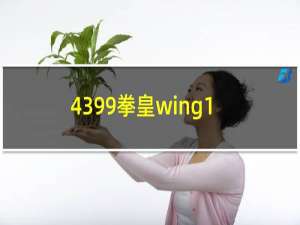 4399拳皇wing1.91