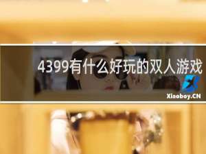 4399有什么好玩的双人游戏