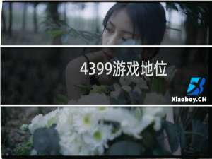 4399游戏地位