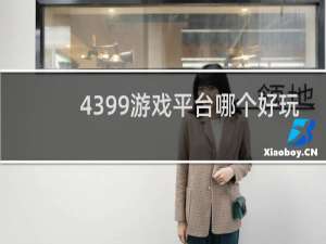 4399游戏平台哪个好玩