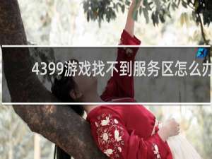 4399游戏找不到服务区怎么办