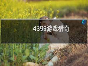 4399游戏猎奇