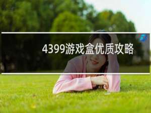 4399游戏盒优质攻略
