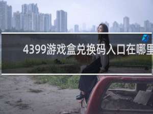 4399游戏盒兑换码入口在哪里