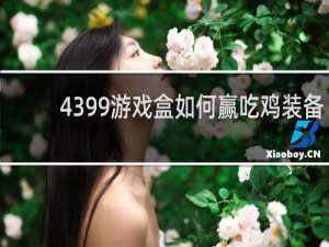 4399游戏盒如何赢吃鸡装备