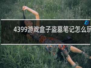 4399游戏盒子盗墓笔记怎么玩