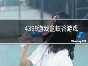 4399游戏盒峡谷游戏