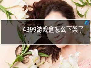 4399游戏盒怎么下架了
