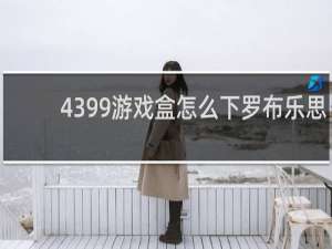 4399游戏盒怎么下罗布乐思