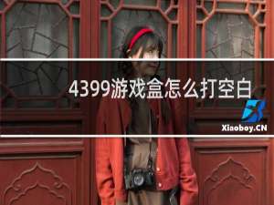 4399游戏盒怎么打空白