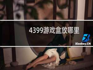 4399游戏盒放哪里