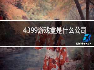 4399游戏盒是什么公司