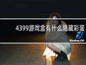 4399游戏盒有什么隐藏彩蛋