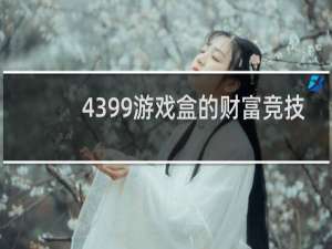 4399游戏盒的财富竞技