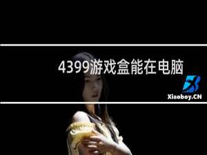 4399游戏盒能在电脑