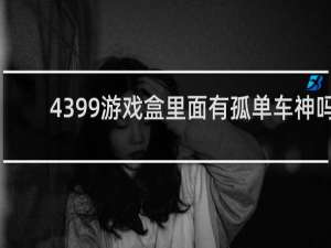 4399游戏盒里面有孤单车神吗