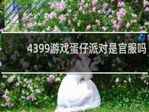 4399游戏蛋仔派对是官服吗