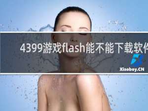 4399游戏flash能不能下载软件