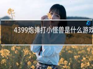 4399炮弹打小怪兽是什么游戏