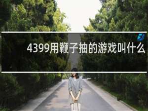 4399用鞭子抽的游戏叫什么