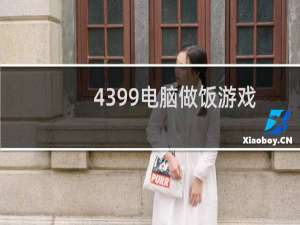 4399电脑做饭游戏