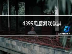 4399电脑游戏截屏