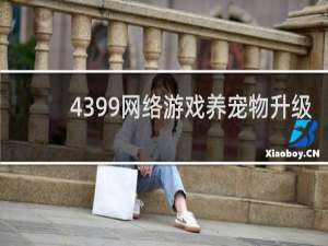 4399网络游戏养宠物升级