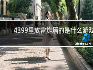 4399里放雷炸墙的是什么游戏