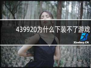 4399 为什么下装不了游戏