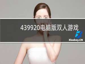 4399 电脑版双人游戏