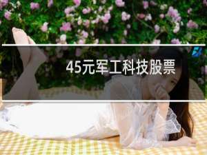 45元军工科技股票