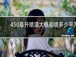 450毫升喷漆大概能喷多少平方