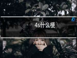 4s什么梗