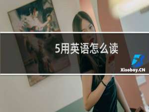 5用英语怎么读