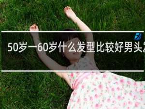 50岁一60岁什么发型比较好男头发少