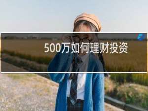 500万如何理财投资