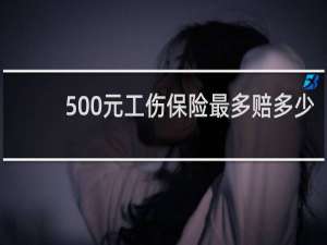 500元工伤保险最多赔多少