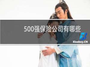500强保险公司有哪些