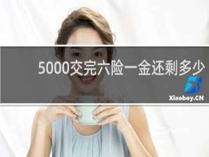 5000交完六险一金还剩多少
