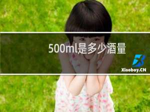 500ml是多少酒量