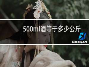 500ml酒等于多少公斤