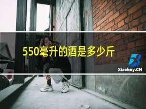 550毫升的酒是多少斤