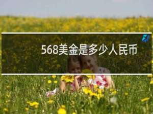 568美金是多少人民币