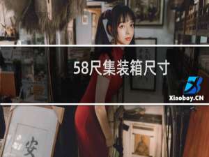 58尺集装箱尺寸