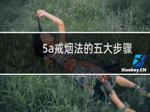 5a戒烟法的五大步骤