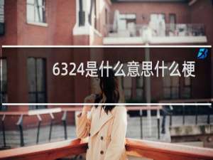 6324是什么意思什么梗